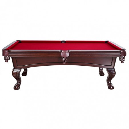 Hathaway Augusta 8-ft Pool Table - Mahogany Finish with Red Felt (BG2527)