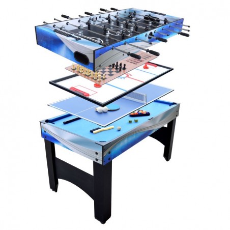 Hathaway Matrix 54-in Foosball 7-in-1 Multi-Game Table (BG1154M)