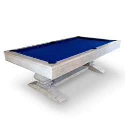 Hathaway Montecito 8-ft Pool Table- Driftwood Finish with Blue Felt (BG5021)