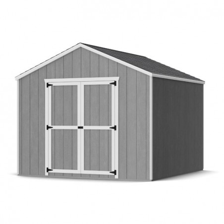 Little Cottage Co. 10x10 Value Gable Wood Shed Kit (10x10 VGS-PC)