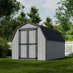 Little Cottage Co. 8x12 Value Gambrel Barn Wood Shed Kit w/ 4' Sidewall (8x12-VGB-4-PC)