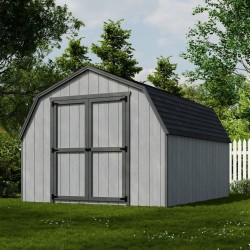 Little Cottage Co. 10x12 Value Gambrel Barn Wood Shed Kit w/ 4' Sidewall (10x12-VGB-4-PC)