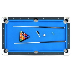 Hathaway Fairmont 6-ft Portable Pool Table - Black with Blue Felt (BG2574)