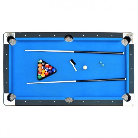 Hathaway Fairmont 6-ft Portable Pool Table - Black with Blue Felt (BG2574)