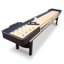 Hathaway Merlot 12-ft Shuffleboard Table - Espresso Finish (BG50357)