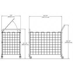 Gared All Sport Deluxe Ball Storage Cage - (DBC)