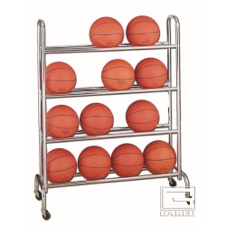 Gared 4-Tier Volleyball Ball Rack - (BR-16)