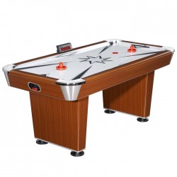 Hathaway Midtown 72-in Air Hockey Table with LED Scoring - Cherry Finish (BG1037)