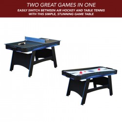 Hathaway Bandit 60-in Air Hockey Table with Table Tennis Top (BG50290)