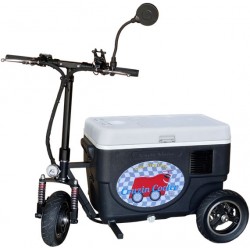 Cruzin Cooler 48 V Mobile Scooter Cooler - Black (CZHB Sport X-Li)