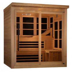 Golden Designs Monaco Limited Edition Near Zero EMF FAR Infrared Sauna - (GDI-6996-02)