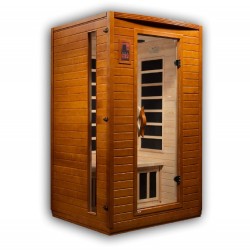 Dynamic Saunas Versailles 2-person Low EMF FAR Infrared Sauna (DYN-6202-03)