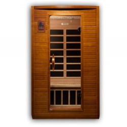 Dynamic Saunas Versailles 2-person Low EMF FAR Infrared Sauna (DYN-6202-03)