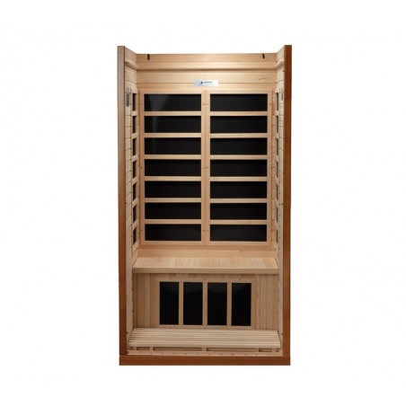 Dynamic Saunas Barcelona Elite 1-2-person Ultra Low EMF FAR Infrared Sauna - (DYN-6106-01 Elite)