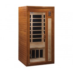 Dynamic Saunas Barcelona Elite 1-2-person Ultra Low EMF FAR Infrared Sauna - (DYN-6106-01 Elite)