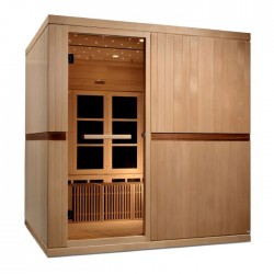 Golden Designs Catalonia 8-person PureTech Near Zero EMF FAR Infrared Sauna - (GDI-6880-02)