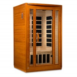 Dynamic Saunas San Marino 2-person Low EMF FAR Infrared Sauna (DYN-6206-01)