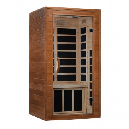 Dynamic Saunas Avila Elite 1-2-person Ultra Low EMF FAR Infrared Sauna - (DYN-6103-01 Elite)