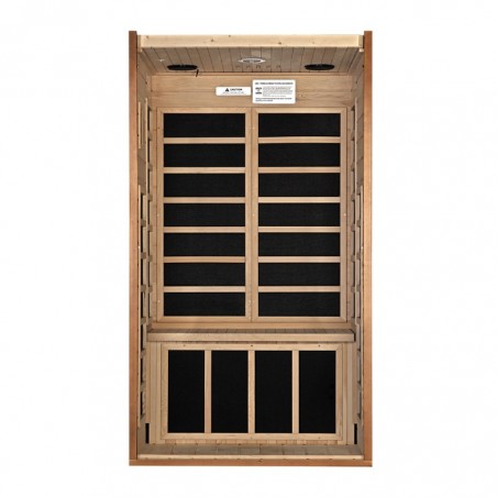 Dynamic Saunas Avila Elite 1-2-person Ultra Low EMF FAR Infrared Sauna - (DYN-6103-01 Elite)