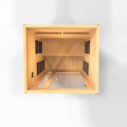 Dynamic Cardoba 2-Person Full Spectrum Near Zero EMF (Under 2MG) FAR Infrared Sauna (Canadian Hemlock)- (DYN-6203-02 FS)