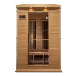 Maxxus 2-Person Near Zero EMF (Under 2MG) FAR Infrared Sauna Canadian Hemlock - (MX-K206-01-ZF)