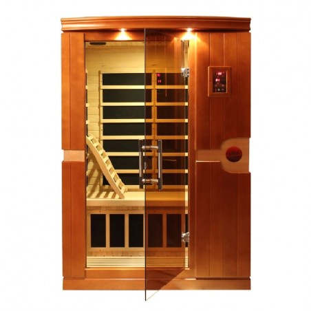 Dynamic Saunas Venice 2-person Low EMF FAR Infrared Sauna (DYN-6210-01)