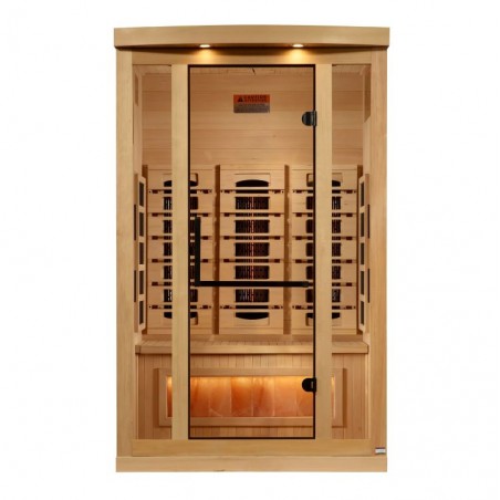 Golden Design Saunas 2025 Reserve Edition Full Spectrum with Himalayan Salt Bar (GDI-8020-03)