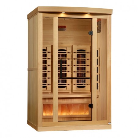 Golden Design Saunas 2025 Reserve Edition Full Spectrum with Himalayan Salt Bar (GDI-8020-03)