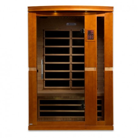 Dynamic Saunas Vittoria 2-person Low EMF FAR Infrared Sauna (DYN-6220-01)