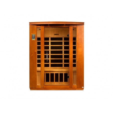 Dynamic Saunas Bellagio 3-person Low EMF FAR Infrared Sauna (DYN-6306-02)