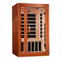 Dynamic Saunas Cordoba Elite 2-person Ultra Low EMF FAR Infrared Sauna - (DYN-6203-01 Elite)