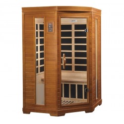 Dynamic Saunas Heming Elite 2-person Ultra Low EMF FAR Infrared Sauna - (DYN-6225-02 Elite)