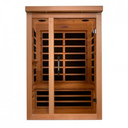 Dynamic Saunas Llumeneres Elite 2-person Ultra Low EMF FAR Infrared Sauna - (DYN-6215-02 Elite)