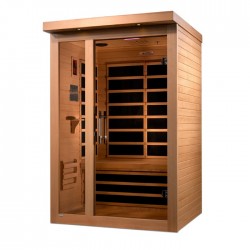 Dynamic Saunas Llumeneres Elite 2-person Ultra Low EMF FAR Infrared Sauna - (DYN-6215-02 Elite)