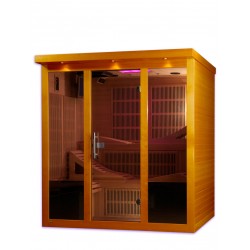 Dynamic Saunas Monaco 6-person Ultra Low EMF FAR Infrared Sauna - (DYN-6996-01 Elite)