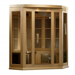 Maxxus Sauna Low EMF FAR Infrared Sauna Canadian Hemlock (MX-K356-01)