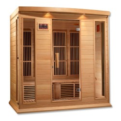 Maxxus 4-Person Low EMF FAR Infrared Sauna - (MX-K406-01)