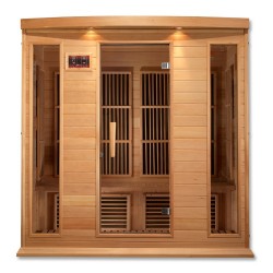 Maxxus 4-Person Low EMF FAR Infrared Sauna - (MX-K406-01)