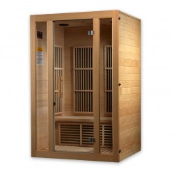 Maxxus Sauna Seattle 2-Person Near Zero EMF FAR Infrared Sauna (MX-J206-01-ZF)