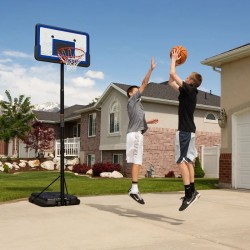 Lifetime 44 Inch Impact Portable Adjustable Basketball Hoop (91329)