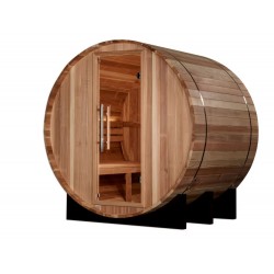 Golden Designs St. Moritz 2 Person Barrel Traditional Sauna -  Pacific Cedar ( GDI-B002-01)