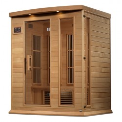 Maxxus Sauna 3-Person Near Zero EMF FAR Infrared Sauna (MX-K306-01-ZF)