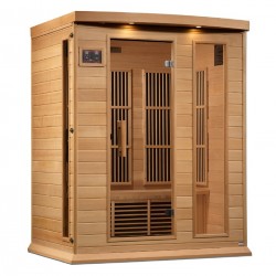 Maxxus Sauna 3-Person Near Zero EMF FAR Infrared Sauna (MX-K306-01-ZF)