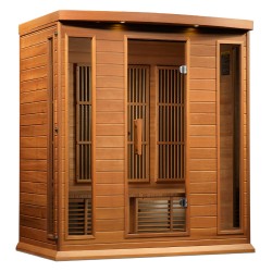 Maxxus 4-Person Low EMF (Under 8MG) FAR Sauna - (MX-K406-01 CED)