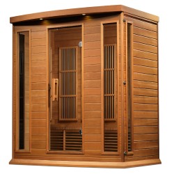 Maxxus 4-Person Low EMF (Under 8MG) FAR Sauna - (MX-K406-01 CED)