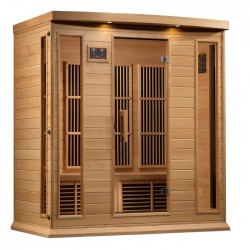 Maxxus Sauna 4-Person Near Zero EMF FAR Infrared Sauna (MX-K406-01-ZF)