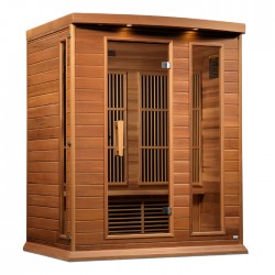 Maxxus Sauna 3-Person Near Zero EMF FAR Infrared Sauna (MX-K306-01-ZF CED)