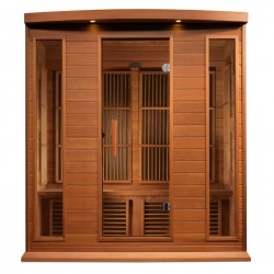 Maxxus Sauna 4-Person Near Zero EMF FAR Infrared Sauna (MX-K406-01-ZF CED)