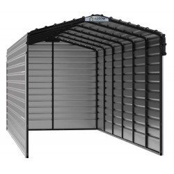 Arrow 3 sided 10x29x09 Steel Carport Kit - Eggshell (CPH102909ECL3)