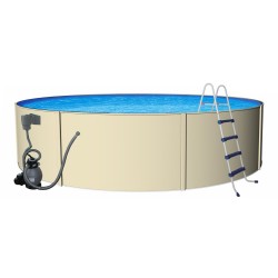 Blue Wave 12' Round 48" Blue Lagoon Pool Kit (NB1061)